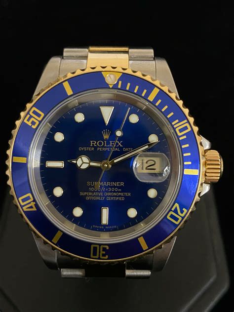 rolex submariner noir bleu|rolex submariner blue price new.